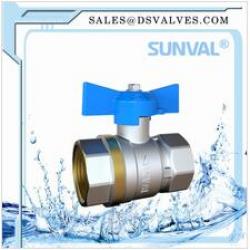 S1114 30 long life bufferfly handle Brass Ball Valve 