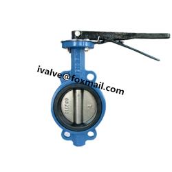 Rubber Lined Butterfly Wafer Valve