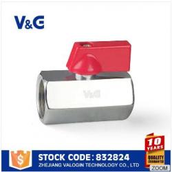 VG10-90271 superior mini brass butterfly copper ball valve