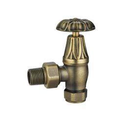 JD-223A-J Antique Brass Manual Throttle Traditional Radiator Valves