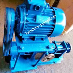 G pulley driving single screw pump