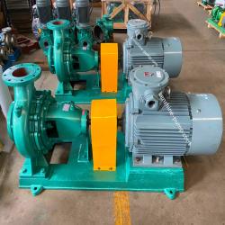 Horizontal end suction centrifugal water pump