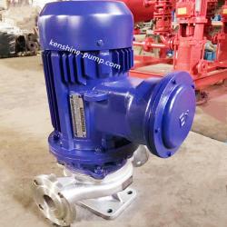 IHGB Vertical stainless steel explosion-proof pipeline centrifugal pump