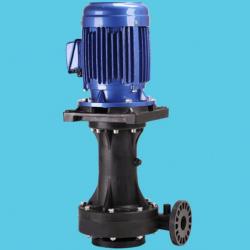idling-capable vertical chemical pump