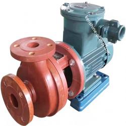 Single stage horizontal fiberglass centrifugal pump