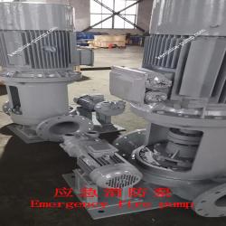 Vertical centrifugal emergency fire pump