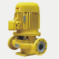 GBF Vertical fluorine plastic lined pipeline chemical pump