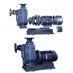 ZWL Self priming sewage pump with closed coupling