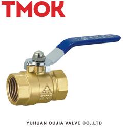 Brass color with steel long handle ball valve