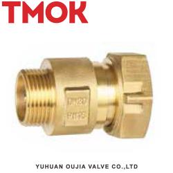 Brass internal thread water meter check valve