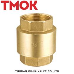 Full brass surface polishing swing female thread check valve