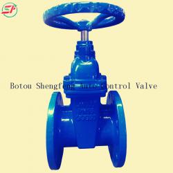 DIN 3202 F4 DN100 enconomic price GGG50 handwheel cold water gate valve