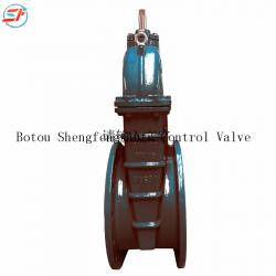 DIN3202 DIN3352 F4 high quality low price DN400 light type cast iron GGG50 PN16 water gate valve