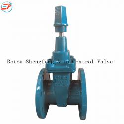 DIN 3202 F4 resilient seat gate valve DN100 PN16