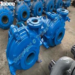 6/4D metal lined slurry pumps, centrifugal pumps factory 