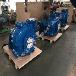 6/4D AH rubber lined slurry pumps with motor 