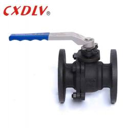 DIN PN16 WCB Flanged Ball Valve 2PC Stainless Steel 