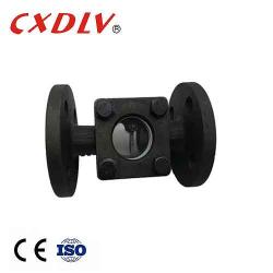 CF8M Sight Flanged Glass Flow Indicator 1/2 Balls Inside