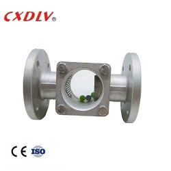 SS321 Floating Ball Flanged Sight Glass With Pyrex ANSI150LB Flange Connection