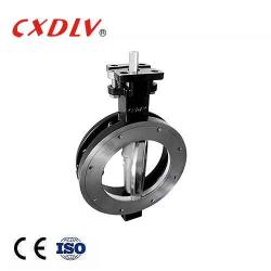 JIS Double Effect Butterfly Valve Wafer Type Automatic Control Lug Carbon Steel