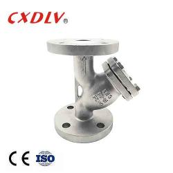 Y Type Strainer Stainless Steel Material Double Flange Ends