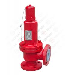 PFA Lined RF Flanged Safety Valve