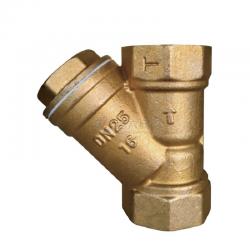 Wrought brass strainer - broad valve